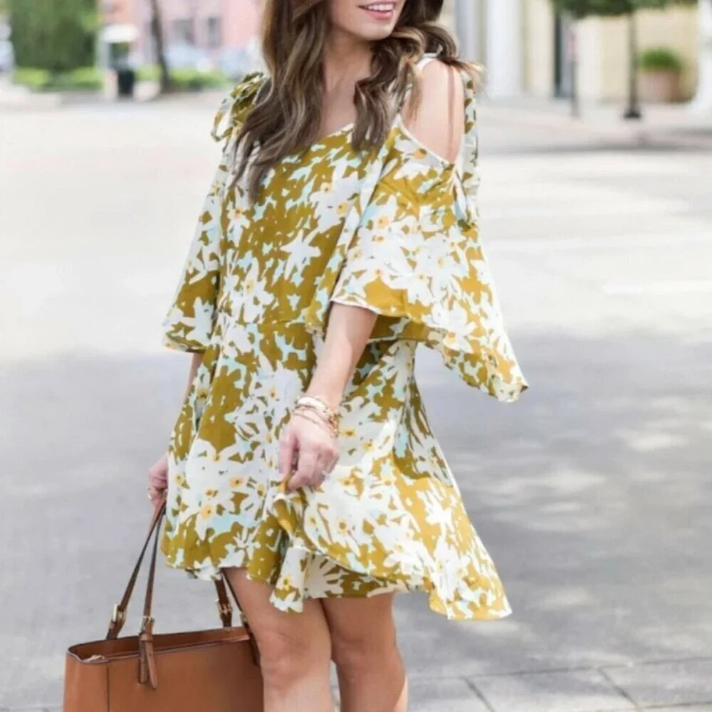 Free People One Lucina Boho tunic strappy dress Women's size XS